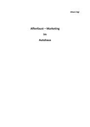 Affenfaust – Marketing im Autohaus