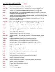 AIA CONSTRUCTION DOCUMENTS - A Series: - ARE Forum - www ...