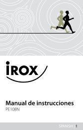 Manual de instrucciones - Irox