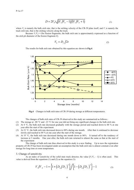 Change in the Sensitivity of CR-39 for Alpha-Tracks after Storage at ...