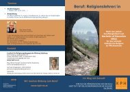 Download Folder Religionslehrerausbildung (.pdf) - IRPB-Salzburg