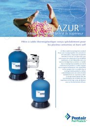 Catalog 2013 Pentair Pool Europe