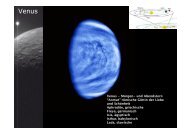 Venus - Morgen- und Abendstern “Anmut” römische Göttin der ... - IRS