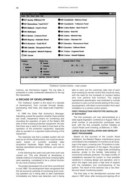 Proceedings 2002/2003 - IRSE