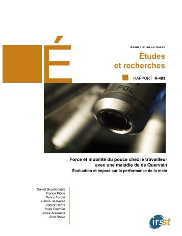 Téléchargement gratuit - Irsst