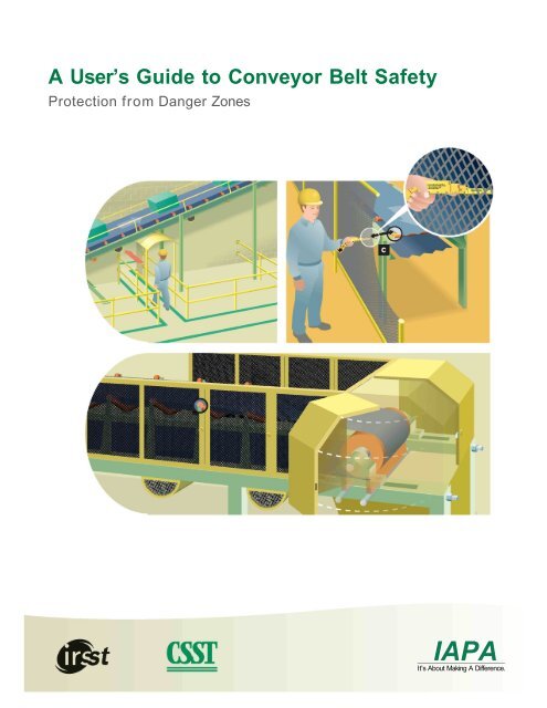 Safety devices clearance on conveyor belt