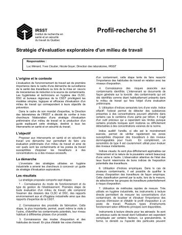 Téléchargement gratuit(PDF 15 Ko) - Irsst