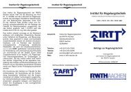 Download - Institut fÃ¼r Regelungstechnik (IRT) der RWTH Aachen