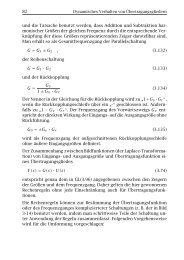 ErgÃ¤nzungen zur Umformung von FrequenzgÃ¤ngen und ...