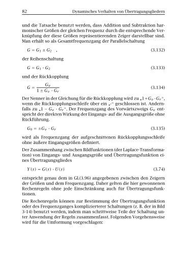 ErgÃ¤nzungen zur Umformung von FrequenzgÃ¤ngen und ...