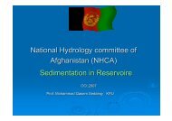 National Hydrology committee of Afghanistan (NHCA ...