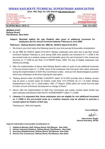 in memo is what payment options Memo CRC, of Chairman, Cadre regarding to Restructuring