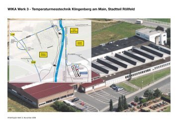 WIKA Werk 3 - Temperaturmesstechnik Klingenberg am Main ...