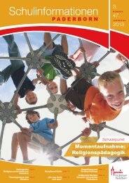 Religionspädagogik. Heft 3/2013 der Schulinformationen - Institut für ...