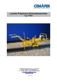 Leichte Präzisions-Schraubmaschine Typ TPAS - Cemafer GmbH