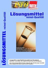 Lösungsmittel reinst-Qualität - Carl Roth