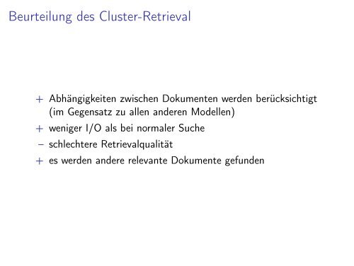 Dokumenten-Clustering