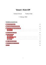 Handout und Notizen vom Kick-Off