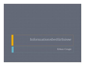 Erkan Cengiz - Informationssysteme