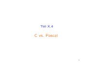 C vs. Pascal. Teil XI: Prolog