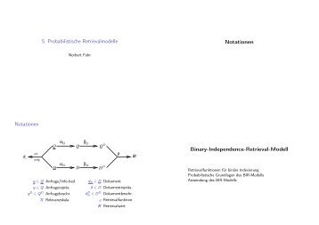 5. Probabilistische Retrievalmodelle