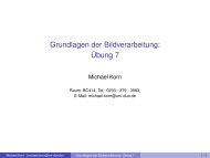 Grundlagen der Bildverarbeitung: Ãbung 7