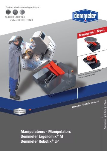 Manipulators Demmeler Ergonomix® M Demmeler Robotix® LP