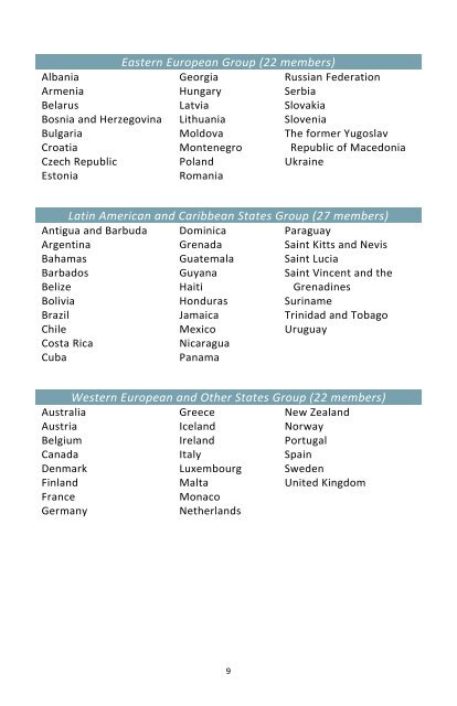 members of the council - International Seabed Authority