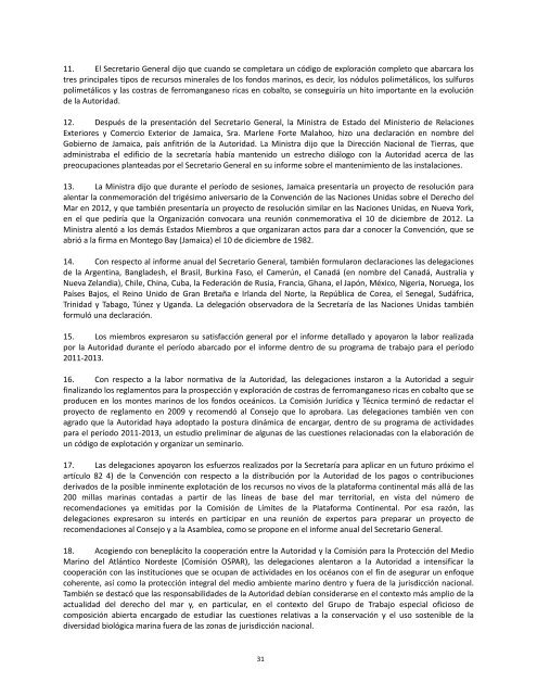 Selección de Decisiones y Documentos del Decimoséptimo Período ...