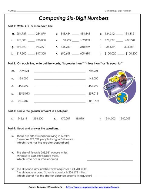 Comparing Six-Digit Numbers comparing-six-digit-numbers