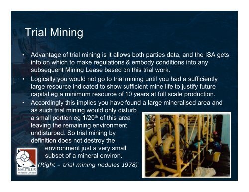 Exploration for and Pre-feasibility of mining Polymetallic Sulphides ...