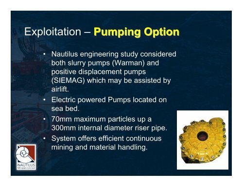 Exploration for and Pre-feasibility of mining Polymetallic Sulphides ...