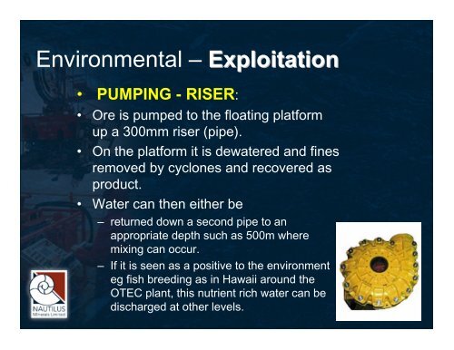 Exploration for and Pre-feasibility of mining Polymetallic Sulphides ...