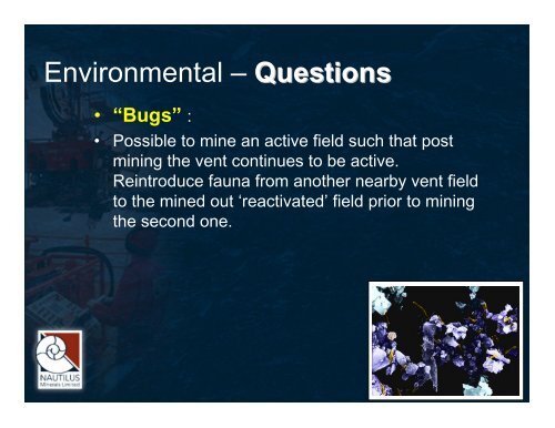 Exploration for and Pre-feasibility of mining Polymetallic Sulphides ...