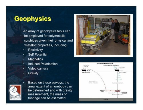 Exploration for and Pre-feasibility of mining Polymetallic Sulphides ...