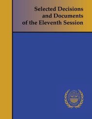 Selected Decisions and Documents of the Eleventh Session