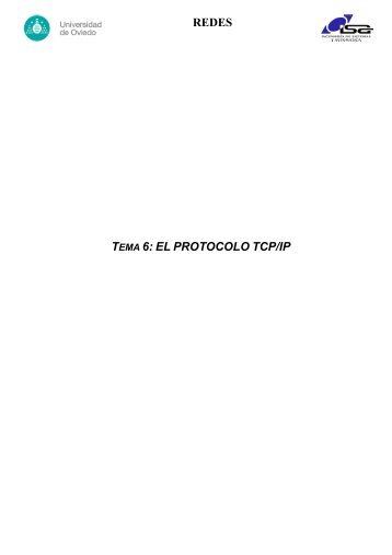 el protocolo tcp/ip - Área de Ingeniería de Sistemas y Automática ...