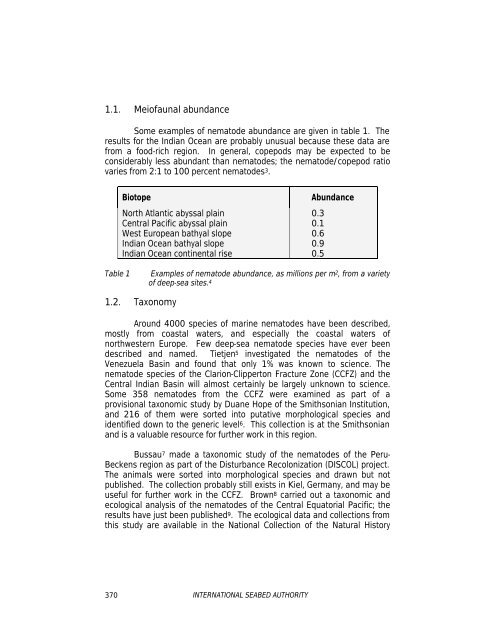 standardization of environmental data and information - International ...