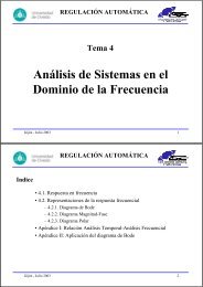 Tema 4 Análisis de Sistemas en el Dominio de la Frecuencia ...