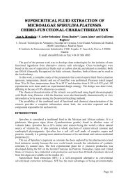 supercritical fluid extraction of microalgae spirulina platensis ... - ISASF