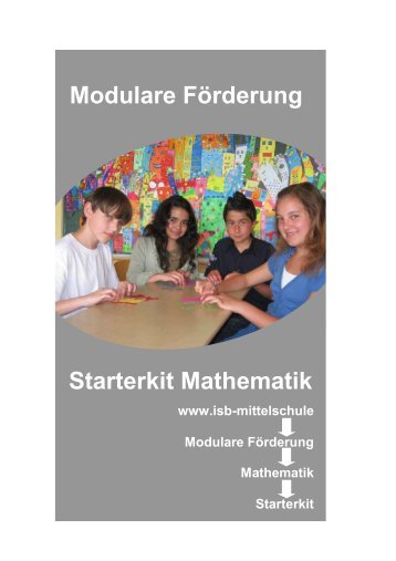 Modulare FÃ¶rderung Starterkit Mathematik - Bayerische Mittelschule