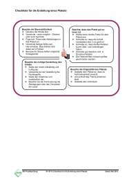 Checkliste fÃ¼r die Erstellung eines Plakats