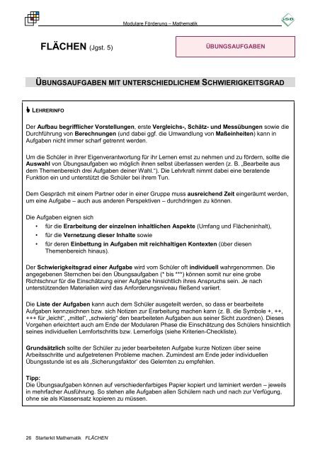 5.3.3 FlÃ¤chen (Ã¼berarbeitete Fassung 2011) - Bayerische Mittelschule