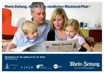 Rhein-Zeitung, die Nr. 1 im nördlichen Rheinland-Pfalz*