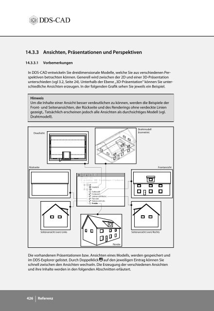 DDS-CAD ist mehr als Zeichnen, DDS-CAD ist Modellieren