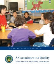 A Commitment to Quality--National Charter School Policy Forum ...