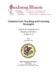 Common Core Teaching and Learning Strategies - Illinois State ...