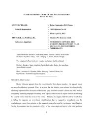 April 1, 2013 State v. Hector B. Almaraz, Jr. - Idaho State Judiciary