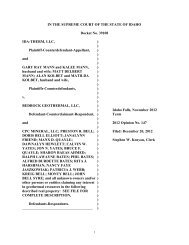 Ida-Therm v. Bedrock Geothermal - Idaho State Judiciary