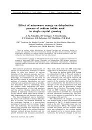 Effect of microwave energy on dehydration process of sodium iodide ...